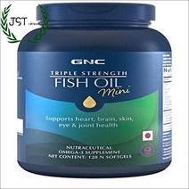 GNC 피쉬오일 1000mg 오메가3 120캡슐 120일분