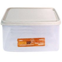 코멕스 KOPER 밀폐용기 직사각6호 4.4L/투명 김치통 반찬통 업소용 냉장고 보관, 쿠팡도매몬 본상품선택