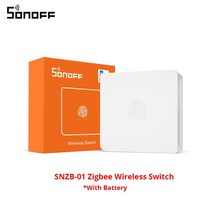 SONOFF SNZB-01 Zigbee 무선 스위치 스마트 홈 스위치 낮은 배터리 알림 on e-WeLink App SONOFF zbbridge와 작동, SONOFF SNZB-01 China