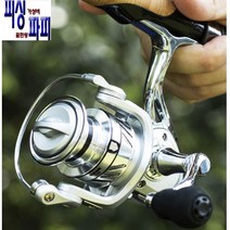 피싱파피 미친 가성비 내구성 디자인 파워실버스타 스피닝릴 원투 바다 루어까지 전천후 낚시릴, 3000, 4호로 감아서, 타구미 파워실버스타 스피닝릴