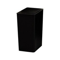MK 원터치 슬림 휴지통, 블랙, 1개