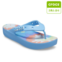 [국내정식매장] 크록스 클래식 플랫폼 플립 우먼 208043-4KT