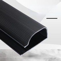 케이블 트레이 J채널 데스크 케이블 오거나이저 블랙 프로텍터 PVC 방수 관리 액세서리 책, 한개옵션0