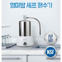 엄마맘 셰프정수기 (직수형 무전원 스텐리스), 카운터탑 (싱크대위)