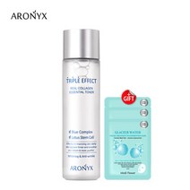 아로닉스 트리플 이펙트 리얼 콜라겐 에센셜 토너 150ml+마스크팩3매 증정, 단일속성