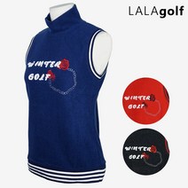 [라라골프] 로즈 골프 조끼_여성골프웨어_골프 베스트