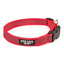 일본직발송 4. 율리우스 케나인 (Julius-K9) 율리우스 케나인 목걸이 컬러 그레이 시리즈 레드 × 그레이, One Size_레드×그레이, 레드×그레이