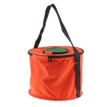 활어가방 휴대용 접이식 캔버스 낚시 버킷 라이브 물고기 물 저장 야외 캠핑 물 메쉬 커버 낚시 액세서리, l, 협력사, 02 L