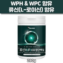 류신 WPH 유청 단백질 280g 로이신 WPC 물에 타먹는 프로틴 파우더