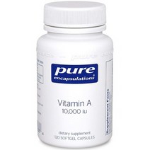 미국 Pure Encapsulations Vitamin A 10000IU 120캡슐 비타민A 노르웨이간유 추출물 퓨어인캡슐레이션, 1개, 상세 설명 참조0