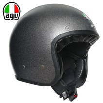 AGV X70 소두핏 헬멧 클래식 바이크, XL, FLAKE GREY