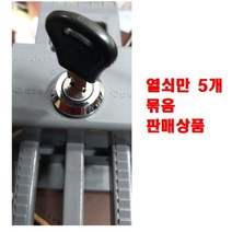 열쇠 세트 키 셋트 음식물 수거함 수거통 쓰레기통 개별 잠금장치 스마트락 5개 A타입 기본열쇠 B타입 세모둥근열쇠, A타입 기존열쇠(5개)
