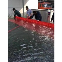 차수벽 배수문 방호문 이동식 수마기 홍수 침수방지, 빨간색 ABS