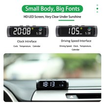 자동차 헤드업 디스플레이 car hud 헤드 업 액세서리 usb 충전식 무선 디지털 속도계 gps 태양 광 구동, 없음