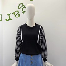 페이지플린 페이지플린프렌치스트라이프니트티/F3AKN475A