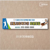 엠블루03 스포츠 야구 농구 수영 당구 동호회 회원모집 대회 행사 현수막, 1_야구단회원모집