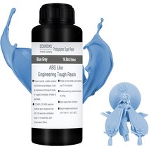 3D프린터 레진 EDSRDXS Engineering ABS Like UV-Curing Super Resin 405nm High Toughness Precision Lo, 01 Grey blue