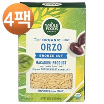 홀 푸드 마켓 오가닉 오르조 16oz, 4팩