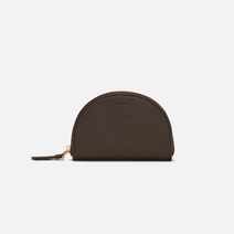 로서울Half moon card zip wallet Van dyke brown