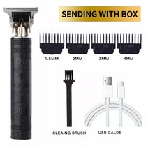 t9 electric hair clipper high power lcd display hair 살롱 이발사 가위 전문 오일 커터 razor blade clippers barber, 복근 블랙 드래곤