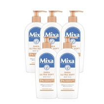 믹사 시어 울트라 소프트 바디 밀크 250ml Mixa Shea Ultra Soft Body Milk, 5팩