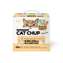 바이캣 캣찹 버라이어티 닭프 + 닭프 + 참해 고양이 간식 혼합맛 3종 x 20p 세트, 9세트, 닭고기유산균+닭고기크린베리+참치해산물 혼합맛