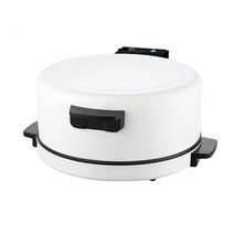 가정용 반죽기 카페 거품기 휘핑기 제빵기 1800w 아랍어 피자 메이커 빵 만드는 기계 토스터 스테이크 기계 전기 피자 베이킹 팬, 하얀, 유럽 ​​연합