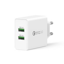 모락 하이퍼에디션 36W 2포트 USB 고속 충전기