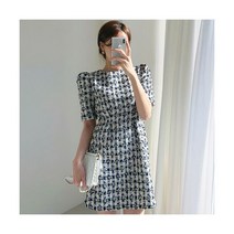 트위드원피스 하객원피스 소개팅룩 우아한 제주도 데일리 커플 중년 20대