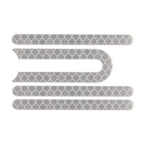 샤오미킥보드 4pcs 프로 앞 뒤 휠 타이어 커버 보호 쉘 반사 스티커 샤오미 Mijia M365 전기 스쿠터 스케이트 보드 부품, [05] silver