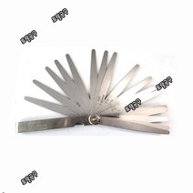 0.05~1mm 6202/10 독일정품 리치터 두께게이지 시크니스게이지 두께측정기 틈새게이지 토탈공구