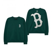 MLB 베이직 블링 메가로고 오버핏 맨투맨 BOS (D.Green)