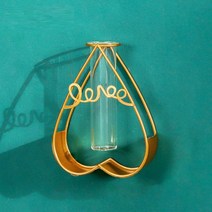 벽장식골든 럭셔리 화병, 하트