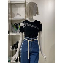 [에고이스트] 슬릿 포인트 슬림핏 티셔츠 (EQ2JT500)