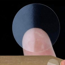 원형 투명 스티커 대용량 포장 테이프 500P 우편 배달 원형투명스티커 투명스티커 원형스티커 포장스티커