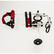 강아지휠체어 애완견 뒷다리 재활 보조기구 애견 노견 의족 보조 브래킷, A. XXS