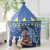 케이프타운 어린이 인디언 궁전 텐트 놀이텐트, 1개, 네이비