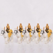 레고호환 중세 기사단 시리즈 기사단레고 레고장식 레고수집, 제품57)엘드론7 창병5종세트 말포함