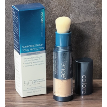 선크림 컬러 사이언스 선포게터블 브러시 온 선크림 중형 SPF 50 풀 사이즈 NIB