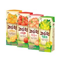 남양 과수원 사과2+복숭아2 190ml x 96팩 (24팩 x 4박스), 상세페이지 참조