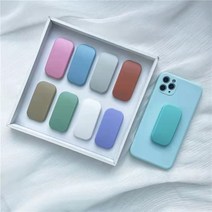 파스텔 사각 그립톡 휴대폰거치대 팝톡 스마트링 핑거그립 스마트톡 레고 팝톡, 로즈