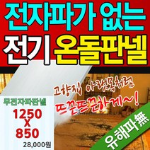 전기판넬 무전자파판넬 전자파가 없는판넬 안전단자장착 손쉬운 설치 셀프 시공, 모델/1. 무전자파판넬 850X1250