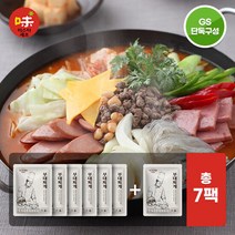 미스타셰프 부대찌개 600g 6팩 + 1팩 추가 (총 7팩 ), 단품