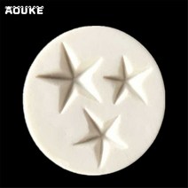 실리콘몰드제작 밀랍 토끼 트리 곰돌이 크리스마스 Aouke-별 모양 실리콘 몰드 에폭시 수지 DIY 케이크 베, 01 D024