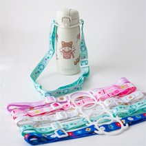 물병 어깨끈 스트랩 데코 스티커 세트 텀블러 꾸미기, 02. 딸기핑크/07. 셀카 캣