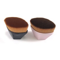 초미세 밀착 파운데이션 메이크업 브러쉬 파우더 퍼프 블러셔 쉐딩 볼터치 브러시 케이스포함, B 핑크, 상세페이지 참조2