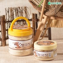 국산 청국장 300g 500g 가루 분말 콩 대두 자연발효식품 국산콩 100% 재래 전통 화학첨가물NO 인공감미료NO 생선비린내 잡내제거 건강 안심 먹거리, 300gx1통