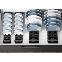 넓이조절 캠핑카용 설거지 그릇 건조 정리대 식당용 안전 여러겹 깔끔, C