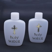 1pc 60ml 성수 병 튼튼한 프라임 교회 성수 병 십자가 장식 기독교