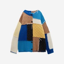 아더에러 x 자라 패치워크 오버사이즈 니트 가디건 멀티컬러 Ader Error x Zara Patchwork Oversize Knit Cardigan Multicolor l l 5